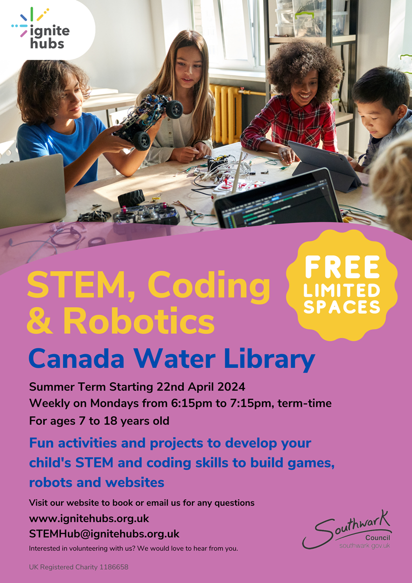 article thumb - Ignite Hubs - Canada Water Library Coding Classes