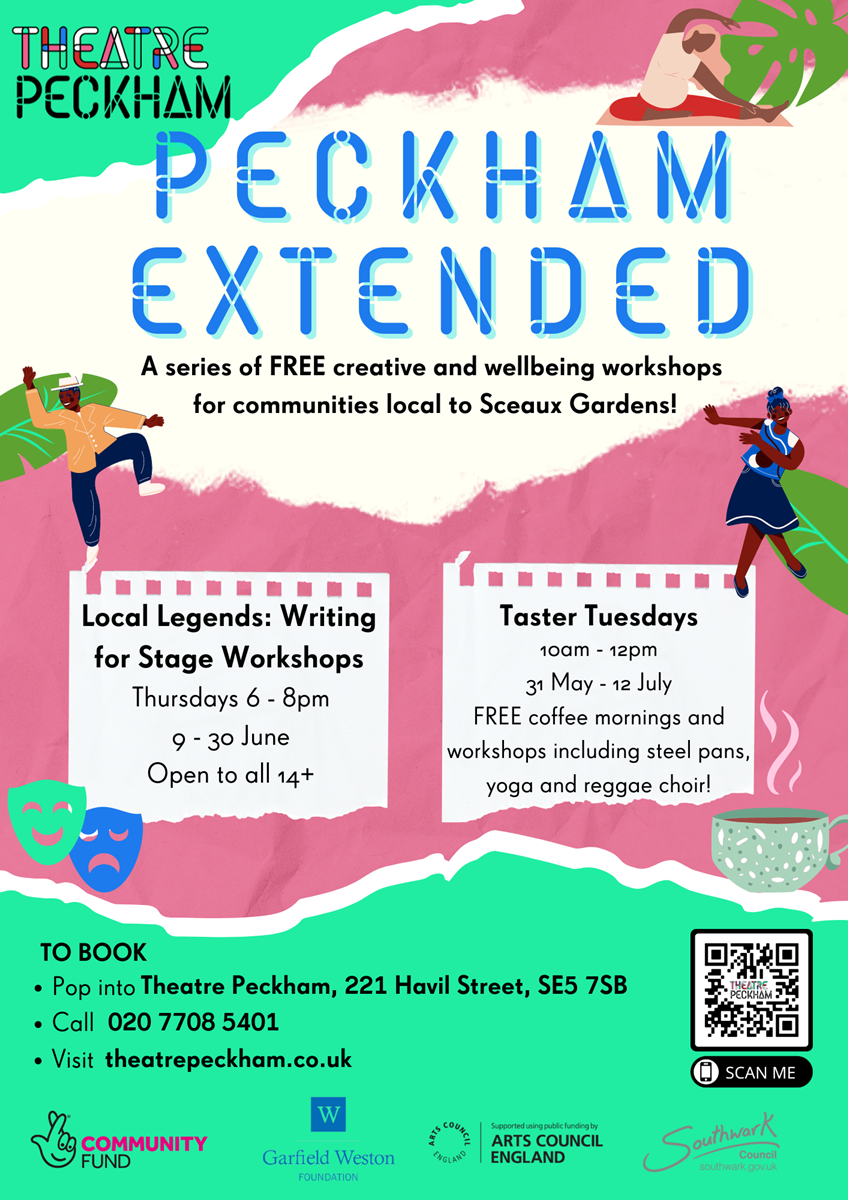article thumb - Peckham Extended: A Series of FREE creative and wellbeing workshops for our local community