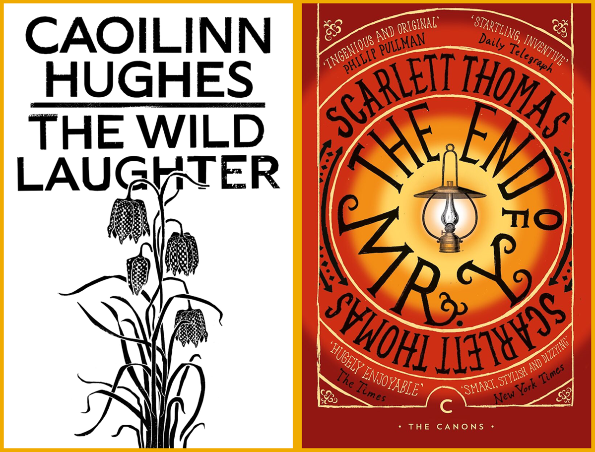 article thumb - Covers of The Wild Laughter and the End of Mr Y, upcoming books for discussion at Canada Water Book Group
