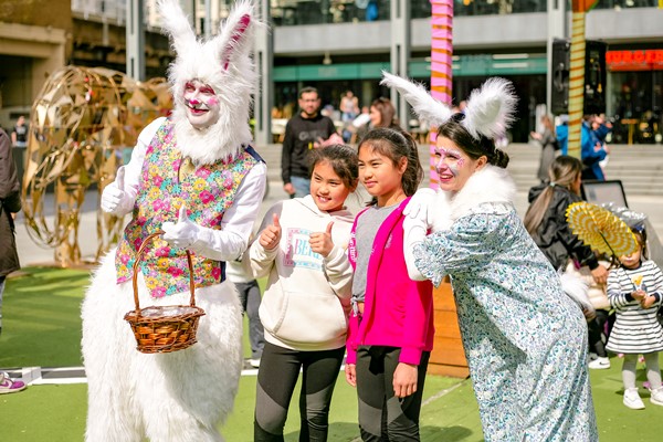 Rainbow Hoppy Easter Event at Castle Square