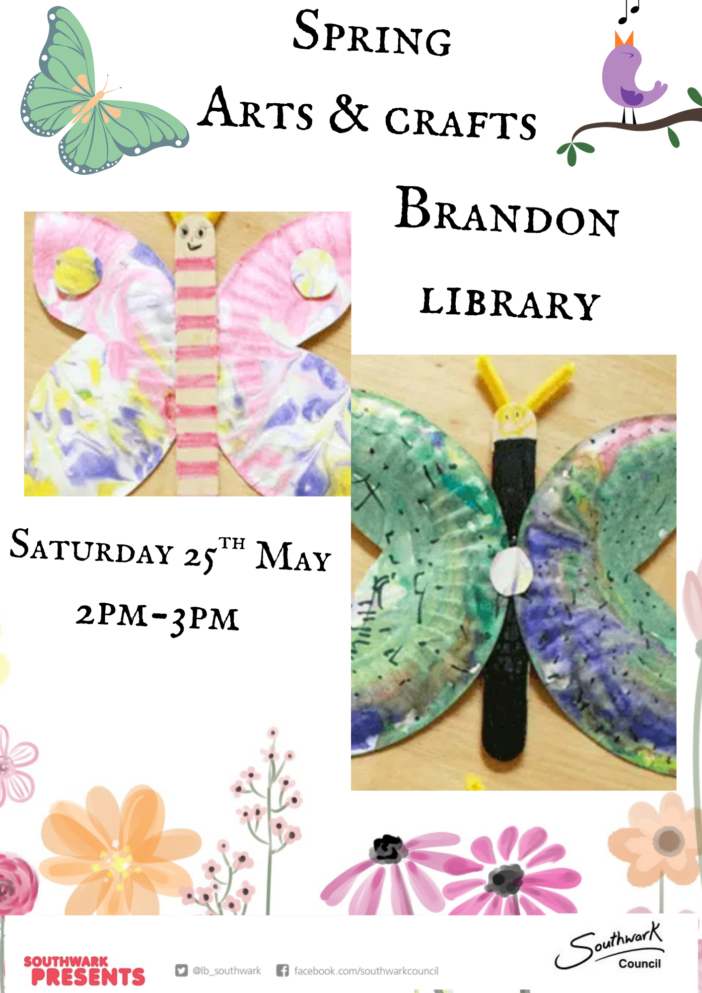 Spring Arts and crafts- Brandon Library