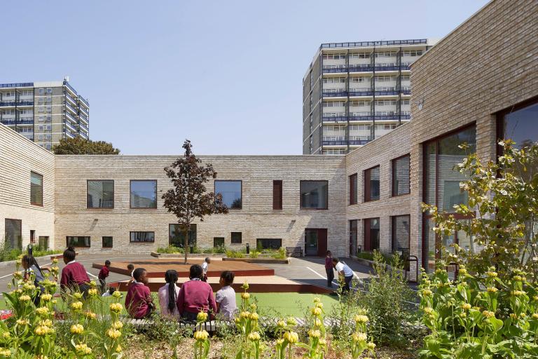 Rotherhithe primary school garden