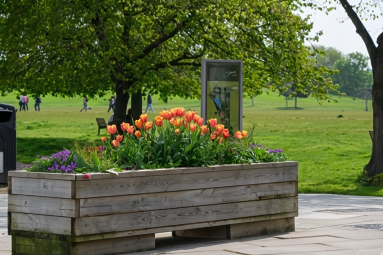 Burgess Park tulips