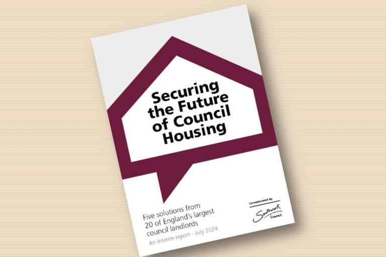 Cover of "Securing the Future of Council Housing"