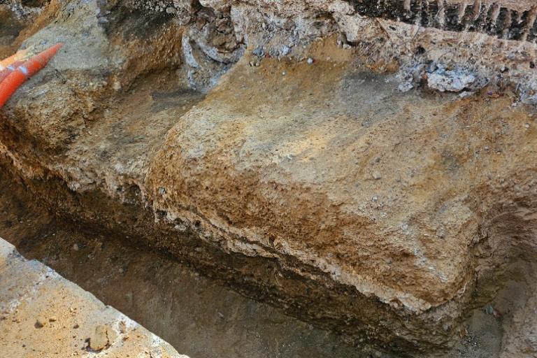 Roman road uncovered on Old Kent Road