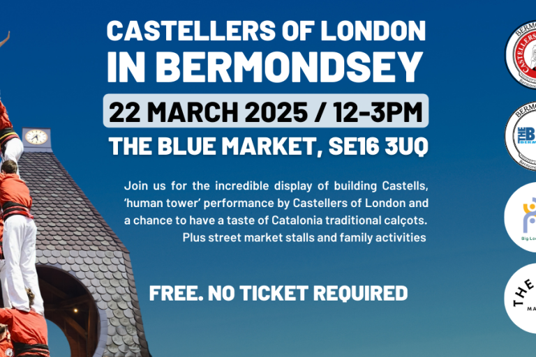 Castellers of London in The Blue Market