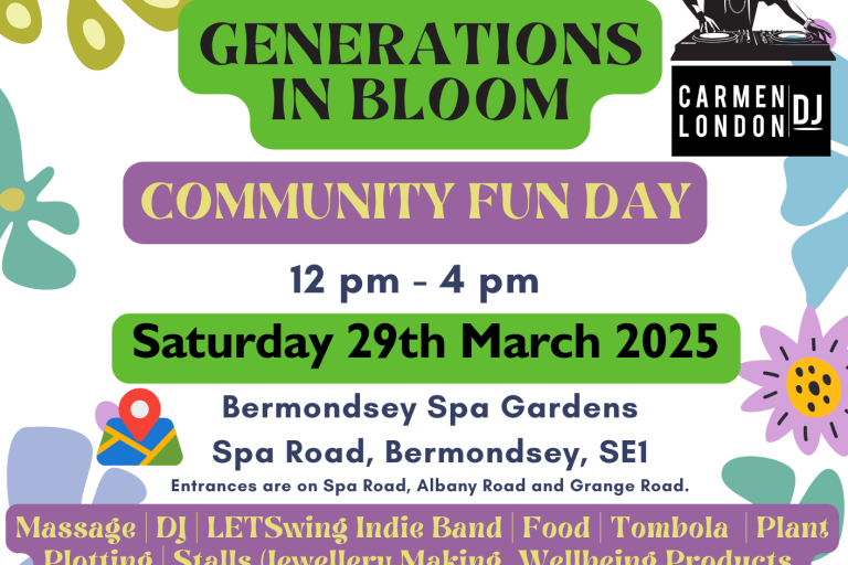 Generations In Bloom Festival Poster