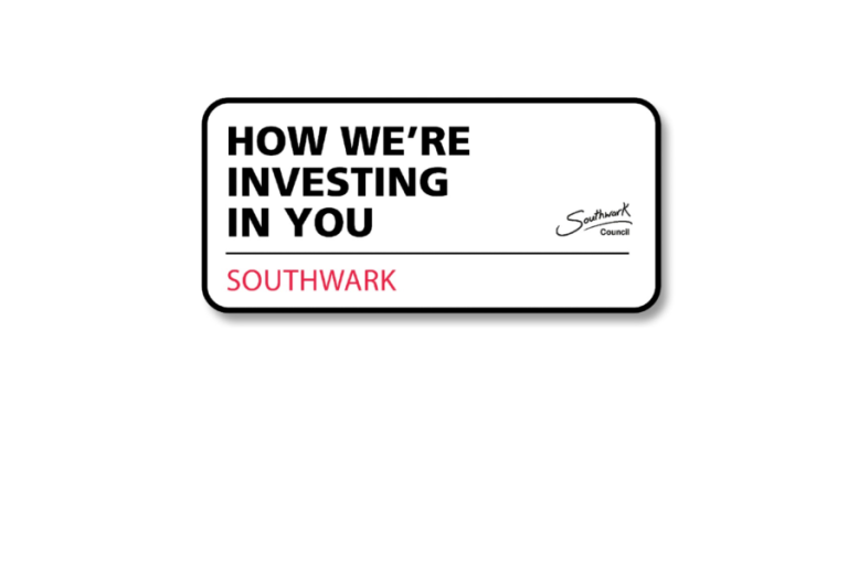 Street sign with the words 'How we're investing in you'.