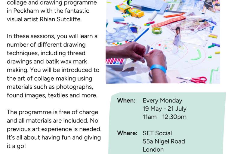 GET Creative at SET Social workshop flyer