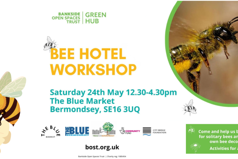 Bee Hotel Workshop with Bankside Open Spaces Trust (BOST)