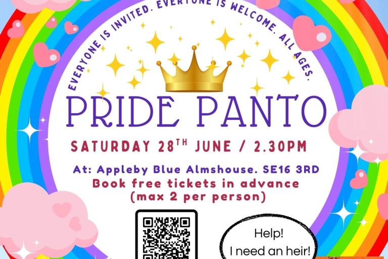 pride panto flyer