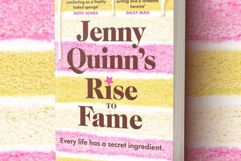 Book cover of Jenny Quinn's Rise to Fame