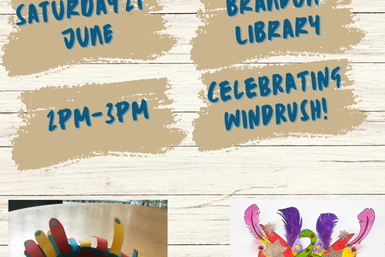 Caribbean Arts & Crafts - Brandon library - Saturday 21st June - 2pm-3pm