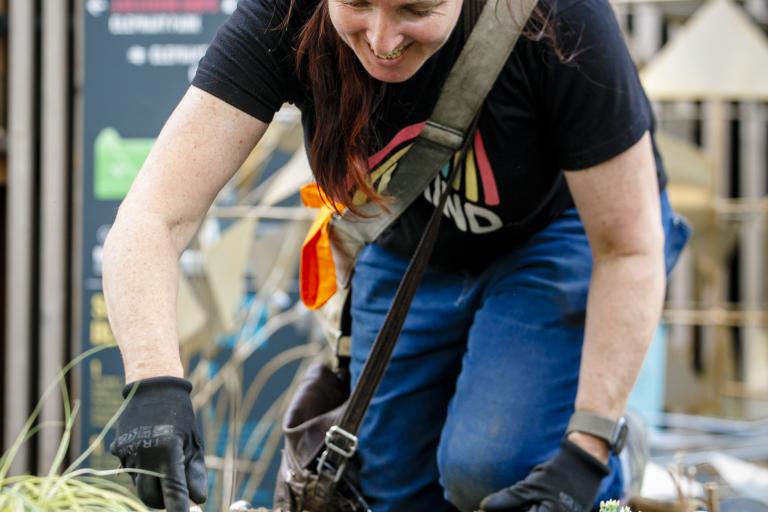 Community Planting project in Castle Square