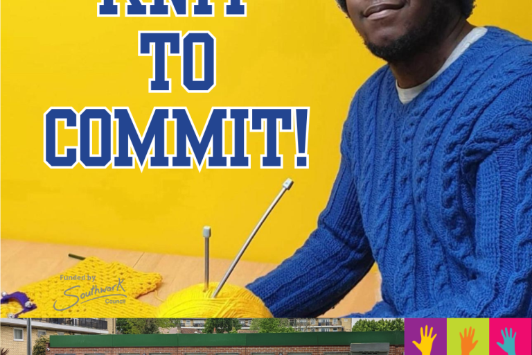 Knit to commit poster