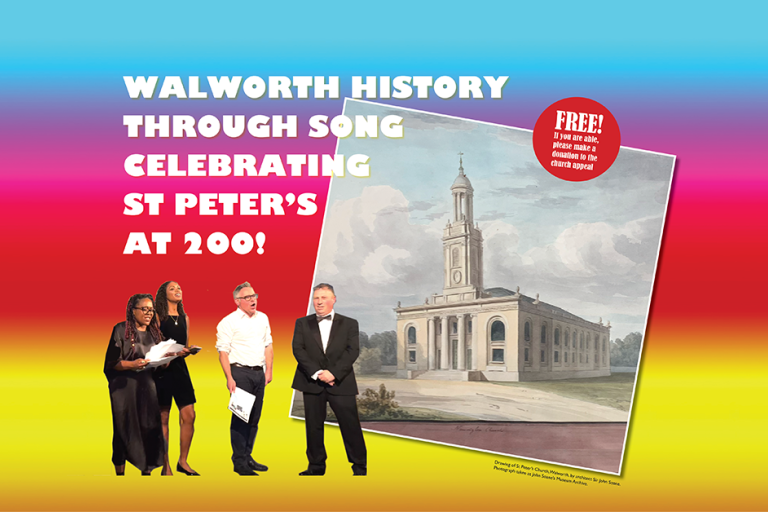 Walworth History Through Song at St Peter's Church, 2025