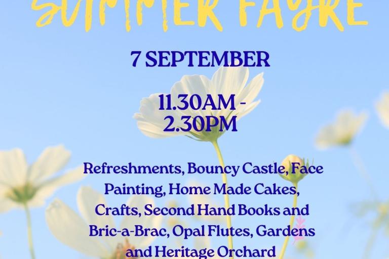 Poster for St Clement with St Peter Dulwich Summer Fayre on 7th September