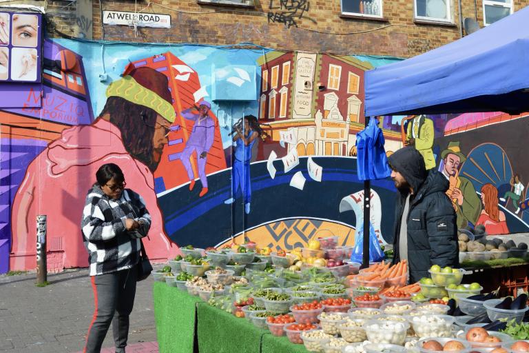 one of the new murals