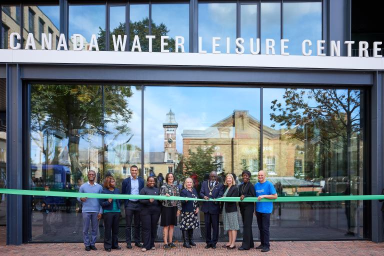 Canada Water Leisure Centre official opening