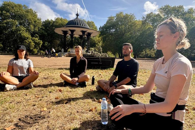 Meditation in Southwark Park
