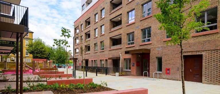 Flaxyard development courtyard