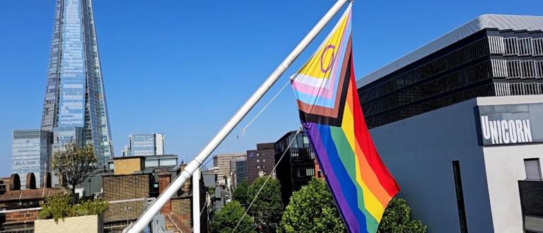Pride flag, Tooley Street