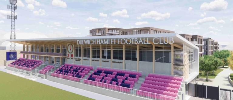 The planned design for the new stadium