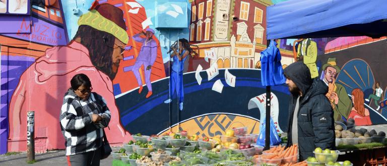 one of the new murals