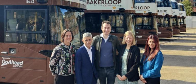 Cllrs and the Mayor at the launch of the Bakerloop