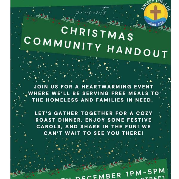 Community xmas handout