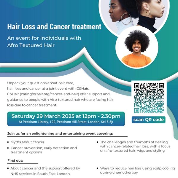 Flyer of event held on 29 March 2025 at Peckham Library