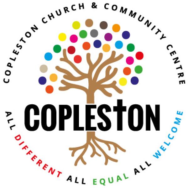 An image of a colourful tree with the words All Different, All Equal, All Welcome