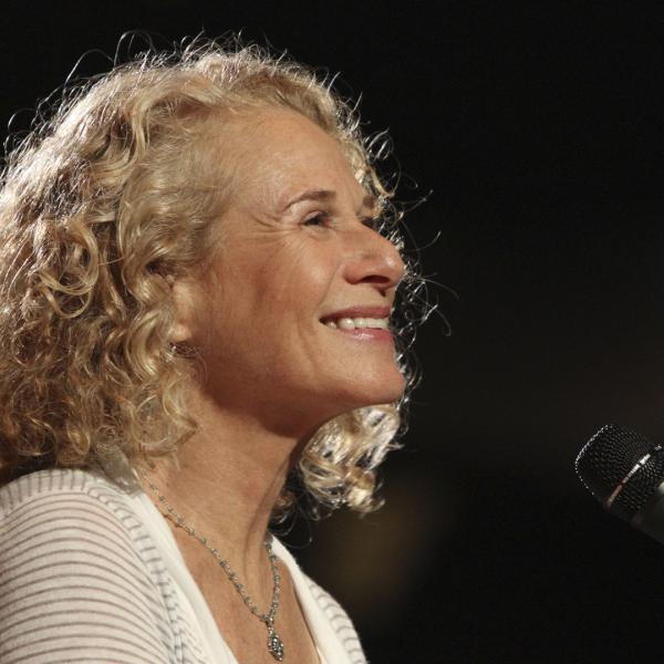 A smiling image of Carole King