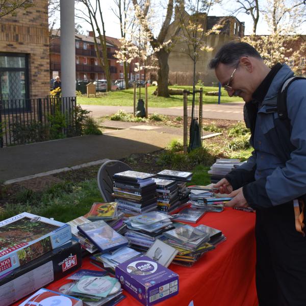 Recycling Champion at Swap shop 