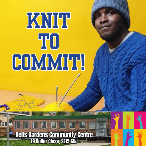 Knit to commit poster