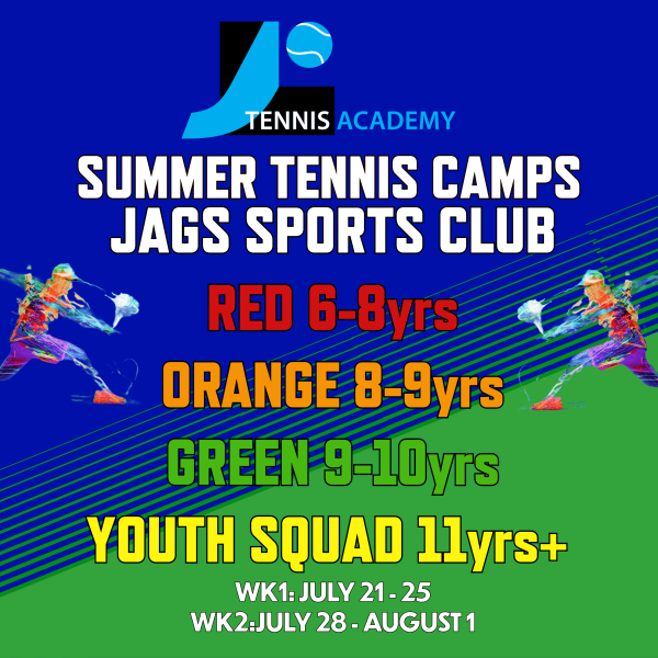 JL Tennis Academy flyer