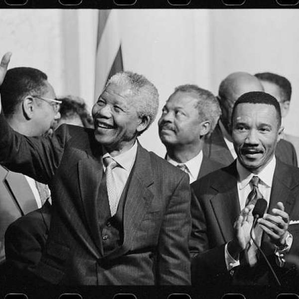 Picture of Nelson Mandela.
