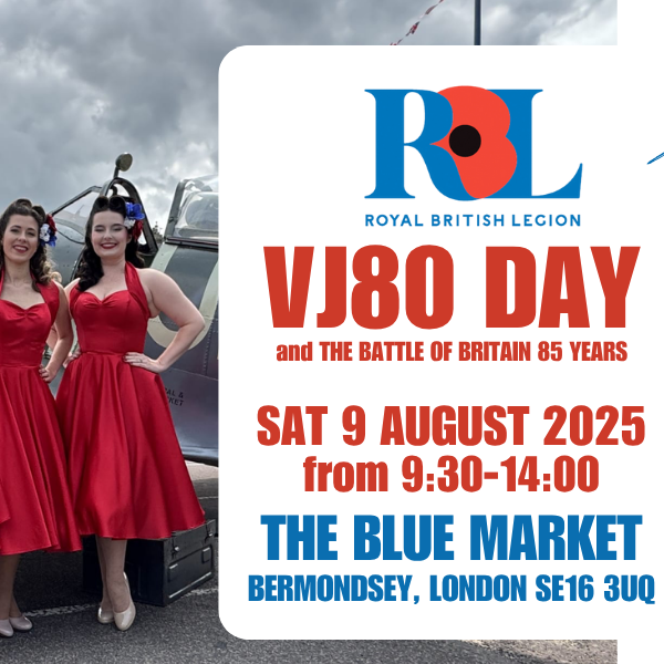 Join North Bermondsey RBL as we commemorate 80 years since VJ Day