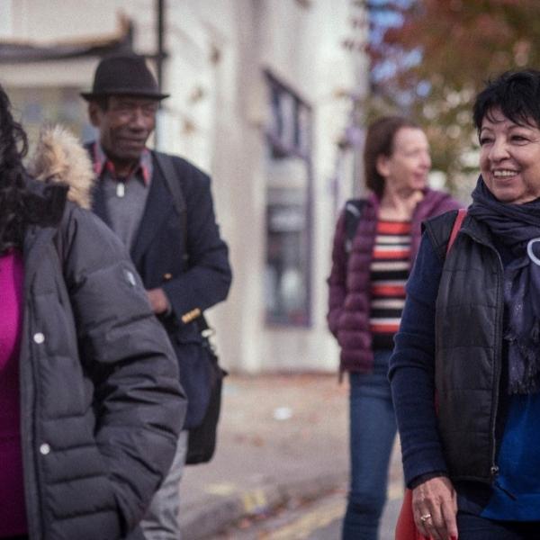 A group on a walk