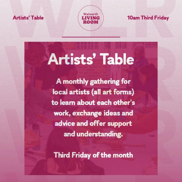Information about artists' table
