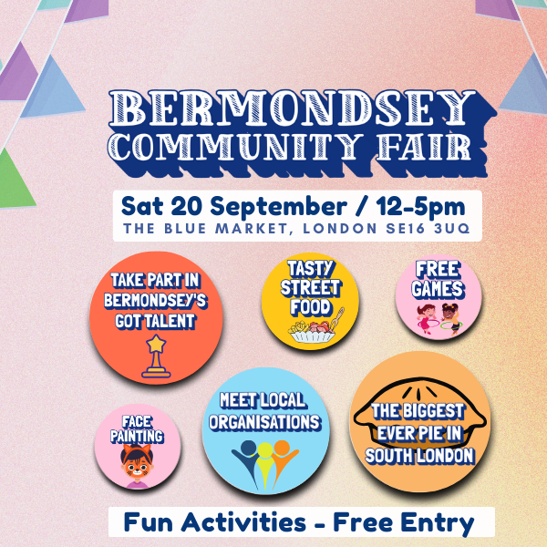 Bermondsey Connects! Community Fair, a vibrant celebration designed to connect the local community.