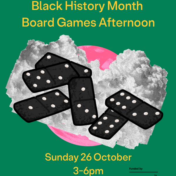 Event poster detailing date/time and location