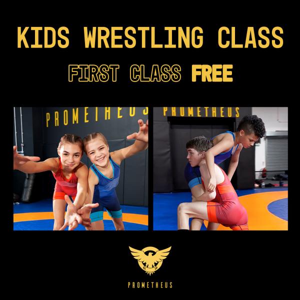 Kids wrestling