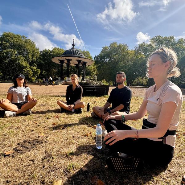 Meditation in Southwark Park